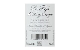 FR BORDEAUX SAINT JULIEN | Les Fiefs de Lagrange 2012 