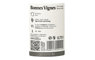 Bonnes Vignes | Vin de France 75 cl