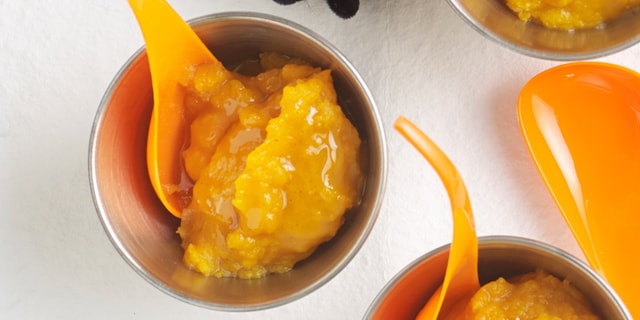 Compote van pompoen met kruiden