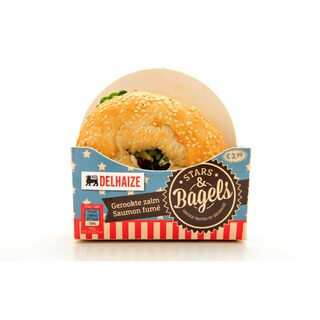 Delhaize | BAGEL GEROOKTE ZALM 