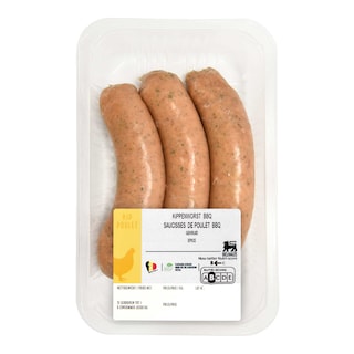 Delhaize | Saucisse de poulet | Bbq | 1000g 