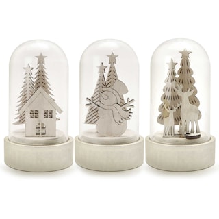 Delhaize | Boule de Noël | plastique | led 