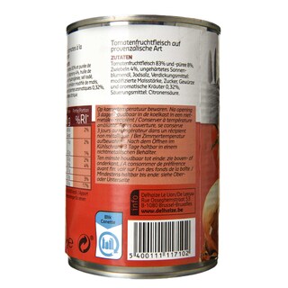 Delhaize | Tomaten | Vlees | Provençaals | Blik 