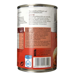 Delhaize | Tomates | Chair | Provençale | Boîte 400 gr