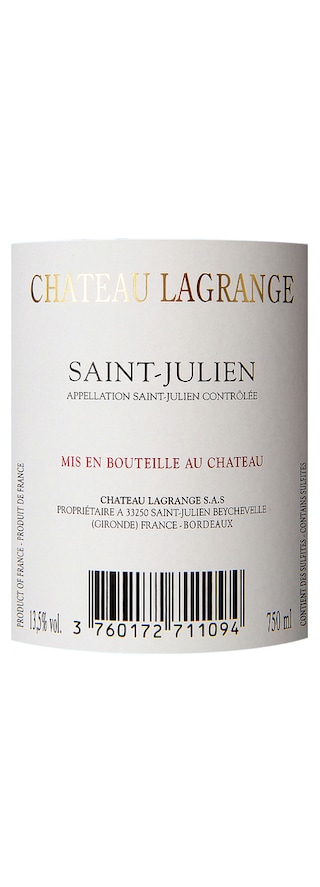 France - Frankrijk | Bordeaux - Saint-Julien | Château Lagrange 2009 
