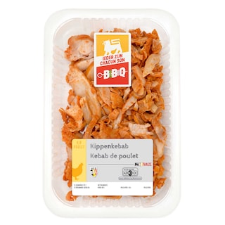 Delhaize | Kip | Voorgegaarde Kebab 