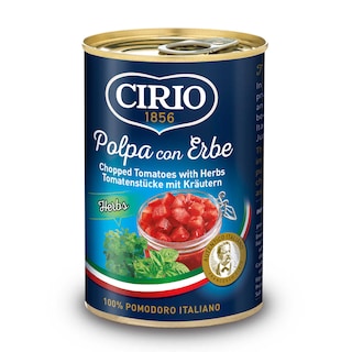 Cirio | Tomatenblokjes | Met | Kruiden 