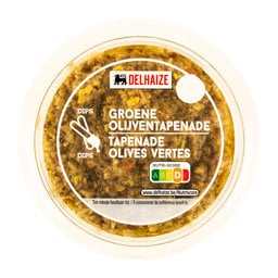 Delhaize | Tapenade olives verte 