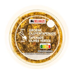 Delhaize | Tapenade olives verte 