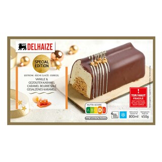 Delhaize | Buche | Vanille | Caramel | Beurre Salé 