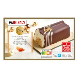 Delhaize | Buche | Vanille | Caramel | Beurre Salé 