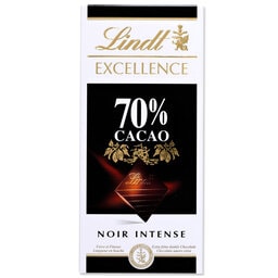 Chocolat | 70% cacao | Noir intense |Tablette