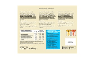 Delhaize | brusselse wafels 4 st 