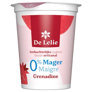 De Lelie | Artisanal | Yaourt | Maigre | Grenadine 200 gr