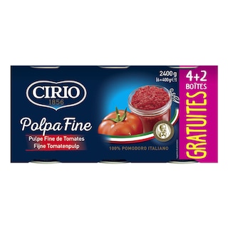 Cirio | Tomatenpulp | Fijn | 4+2 