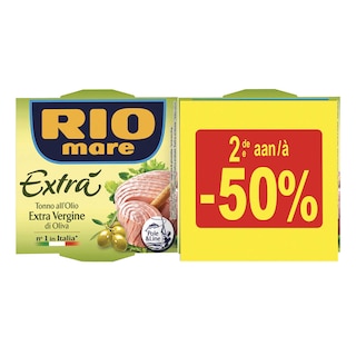 Rio Mare | Tonijn | Olijfolie | Extra vierge | 2e 1/2 pr 