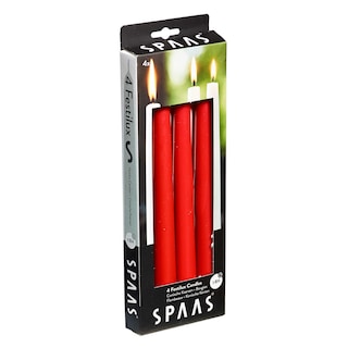 Spaas | Kaars | Festilux 4 | rood 