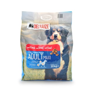 Delhaize | Aliment chien | Boeuf | Adult | Maxi 