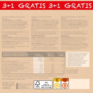 Taste of Inspirations | Moelleux | Met chocolade | 3+1 gratis 