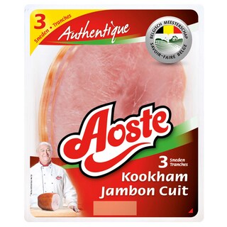 Aoste | Authentique | Jambon cuit | Tranches 