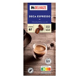 Delhaize | Koffie | Espresso | Cafeïnevrij | Bonen 1 kg