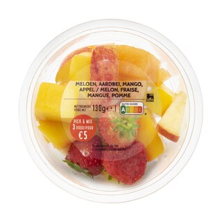 Delhaize | FB mini Meloen | Mango | Appel 
