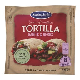 Soft |Tortilla |Garlic&Herbs