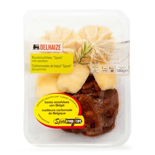 Delhaize | Stoofvlees | Rund | Appels | Puree 