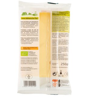 Delhaize | Bio | Gouda | Jong | Sneetjes | Bio 250 gr