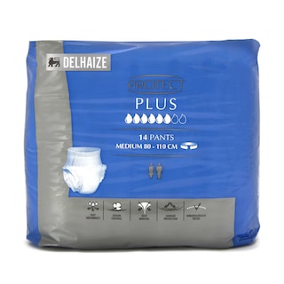 Delhaize | Protect|Incontinentie|Pants|Plus|Medium|14 pc 