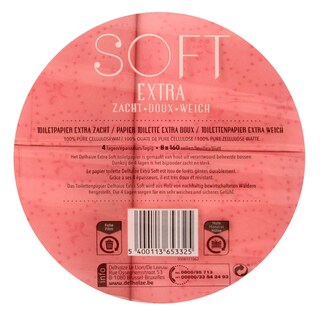 Delhaize | Eco | Papier toilette | 4 Plis | Extra Soft | Eco 