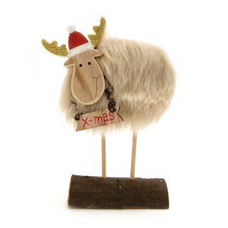 Delhaize | Houten Decoratie | 12x4.5x17cm 