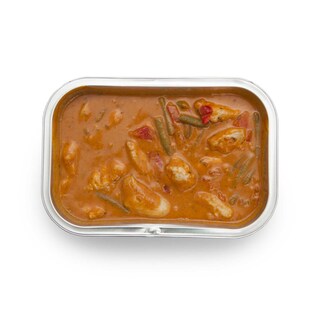 Delhaize | Kip | Rode currysaus 