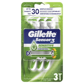 Gillette | Rasoir | Jetable | Sensor 3 | Sensible | Promopack 4+2 
