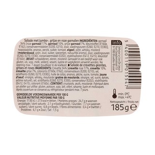 Delhaize | Cocktail | Crevettes gris-Tigrées 