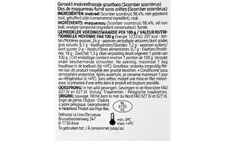 Delhaize | Makreelhaasje | Gerookt | Graatloos +/- 150 gr