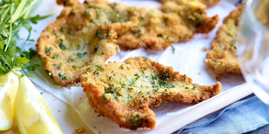 Escalopes panées au parmesan