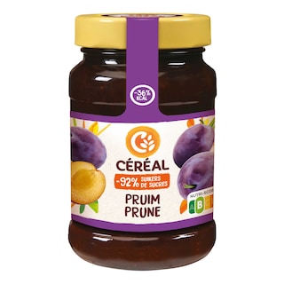 Céréal | Confiture | Prunes | Maltitol 