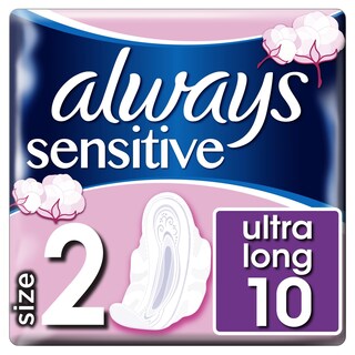 Always | Sensitive | Serviettes | Sensitive | Ultra Long Plus | Single Pack 