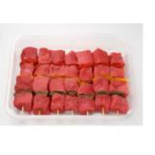 Delhaize | Brochette nature aux poivrons | Porc 