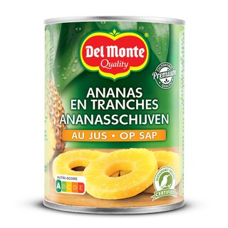 Del Monte | Ananas | Tranches | Jus | Boîte 350 gr