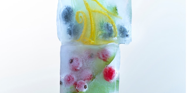 Glaçons aromatisés