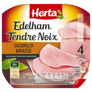 Herta | Tendre Noix | Ham | Gesmoord-Gegrild | Sneden 