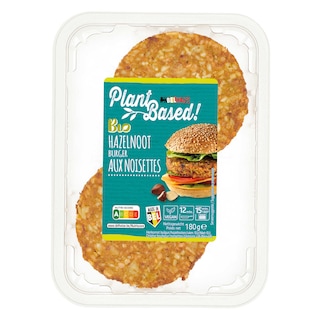 Delhaize | Plant-Based | Burger | Hazelnoot | Vegan | Bio 