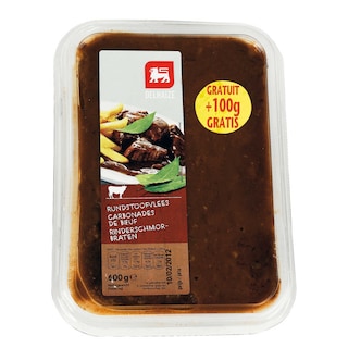 DELHAIZE | CARBONNADE DE BoeUF 600+100G 