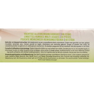 Delhaize | Lingettes | Nettoyantes | x80 