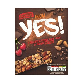 Nestlé | Yes! | Barre | Café | Cerise | Chocolat noir 