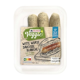 Delhaize | Veggie boudin blanc fines herbes 