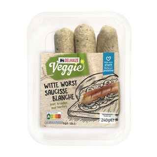 Delhaize | Veggie witte worst tuinkruiden 