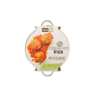 Delhaize | Home | Casserole avec couvercle | inox | 3L 